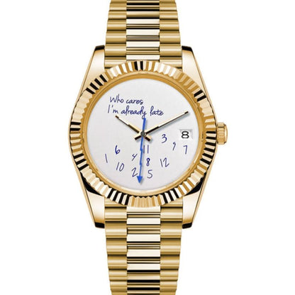 Datejust Mod - Who Cares Gold