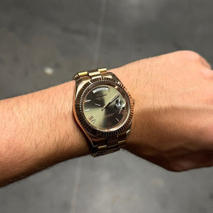 Day-Date Mod - Rose Gold Olive