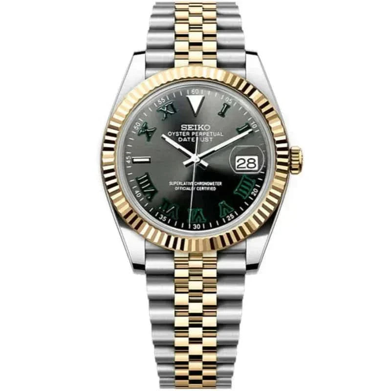Datejust Mod - Two-Tone Wimbledon