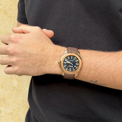 Aquanaut Mod - Rose Gold Brown