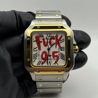 Santos Mod - Two-Tone F*ck 9-5 White