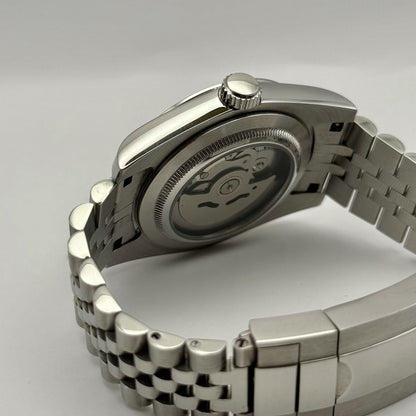 Datejust Mod - Palm Leaf Smooth Blue