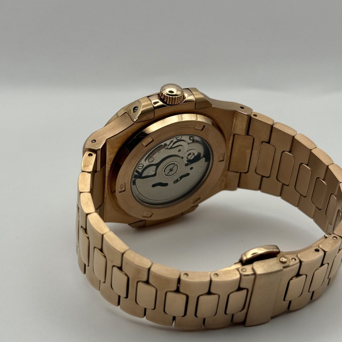 Nautilus Mod - Rose Gold Chocolate Open Heart