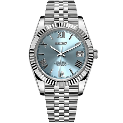 Datejust Mod - Roman Baby Blue