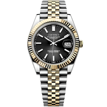 Datejust Mod - Two-Tone Black