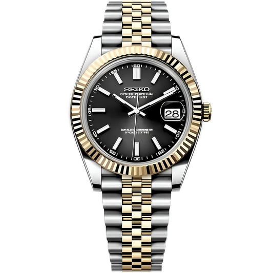 Datejust Mod - Two-Tone Black