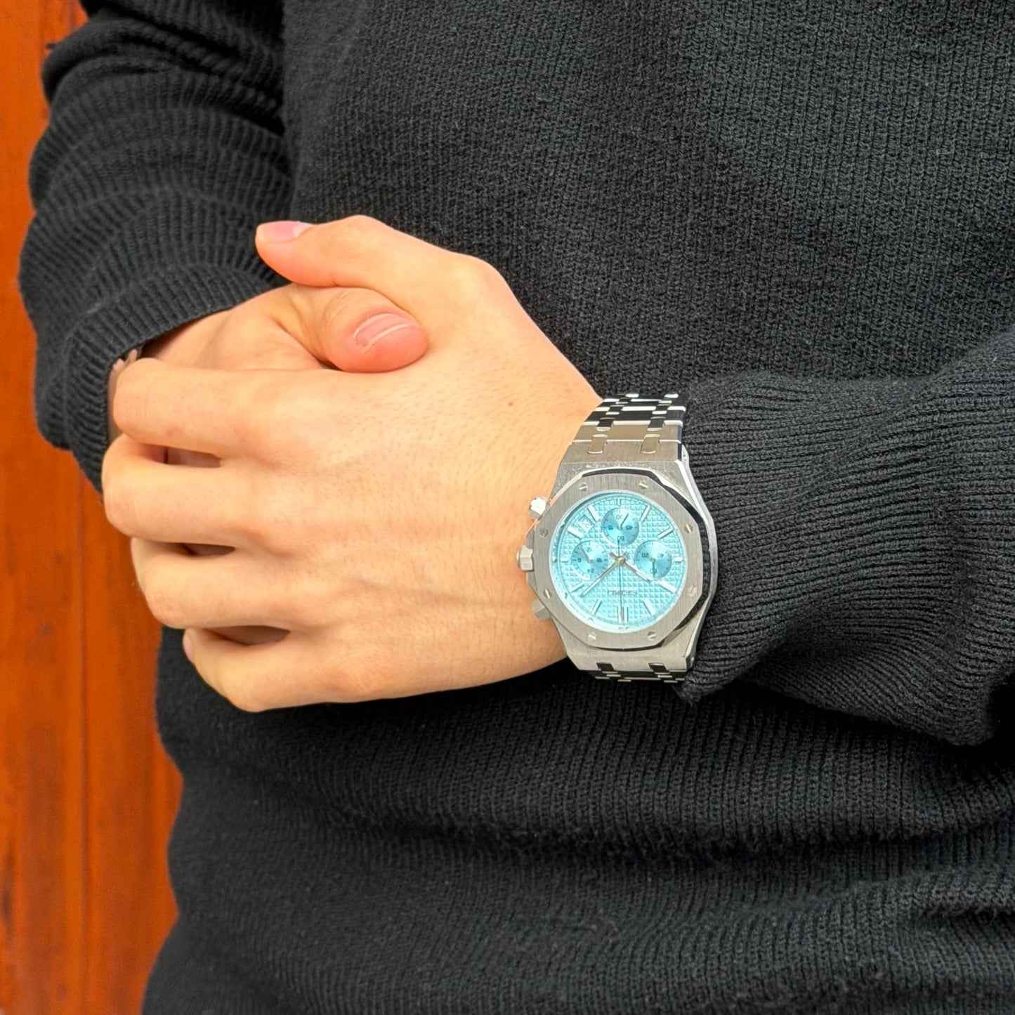 Royal Oak Chrono Mod - Baby Blue